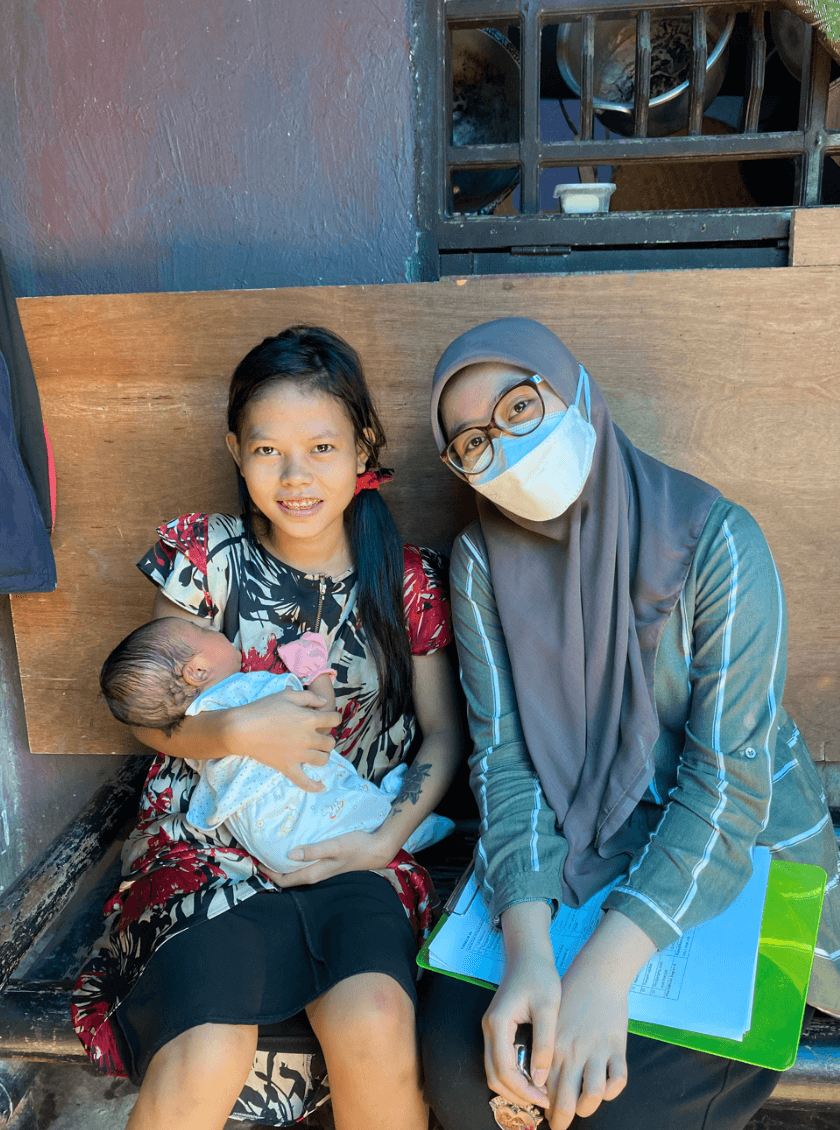 Kunjungan ke-4, sekaligus kunjungan pertama melihat adik Zaki.